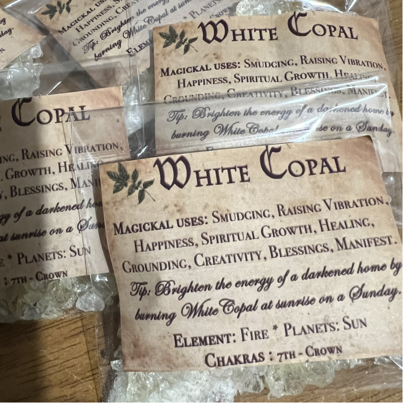 White Copal Resin