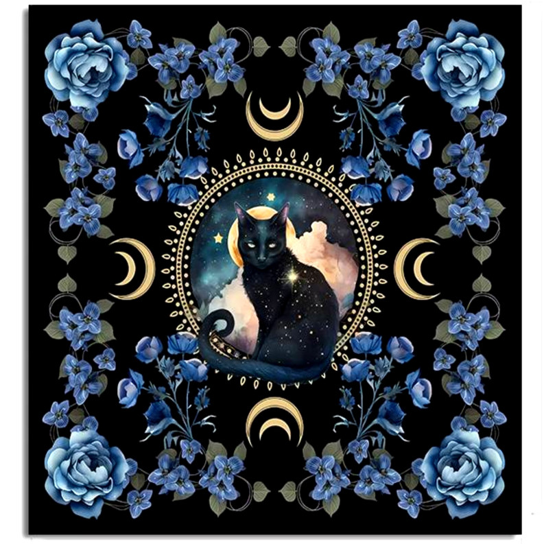 Πανί Βωμού Mystical Cat Altar